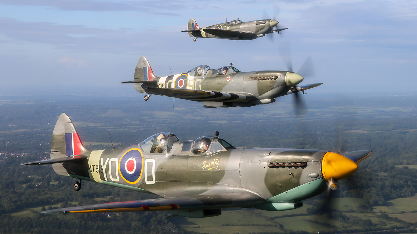 3 Spitfires